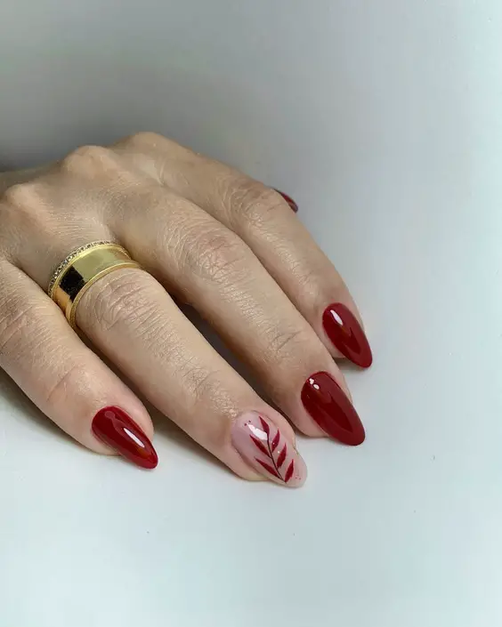 23 Elegant Dark Red Nail Designs: Luxury Meets Creativity