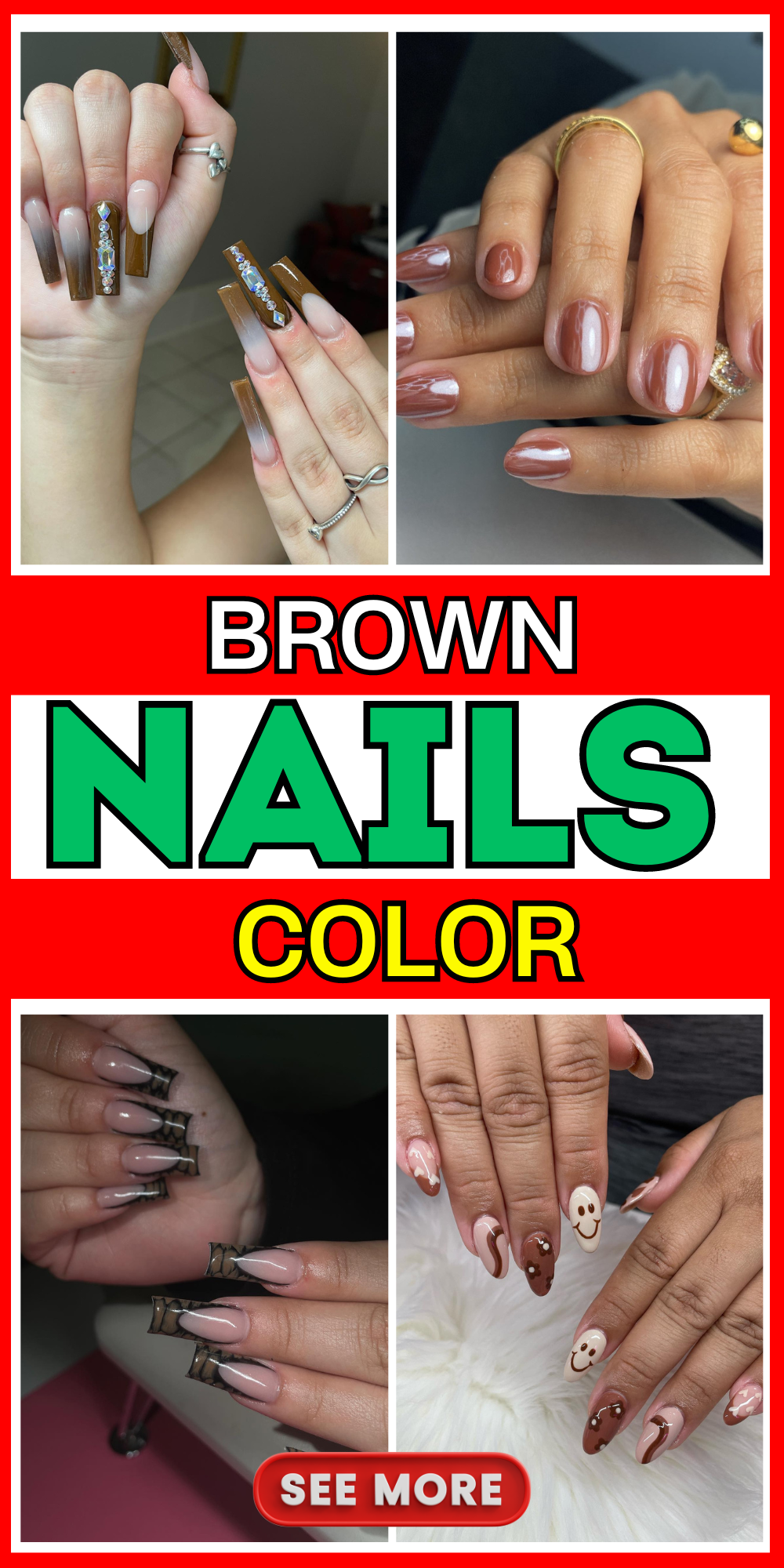 23 Stunning Brown Color Nails Designs: Elegant, Trendy & Easy DIY Ideas for Every Season