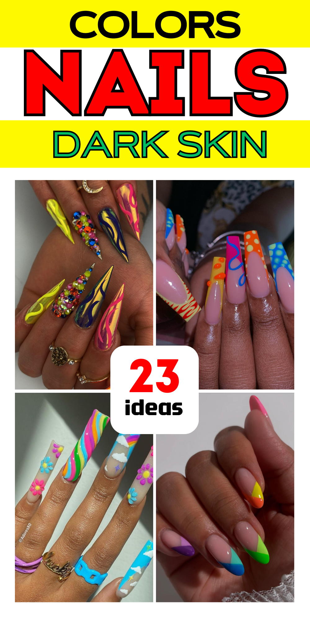 23 Top Nail Colors for Dark Skin: Bold, Elegant & Playful Manicure Ideas for 2024