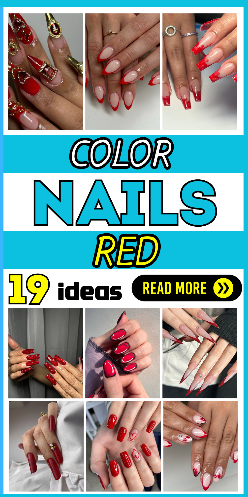 19 Unleash Boldness: Top Red Nail Designs & Where to Wear Them!