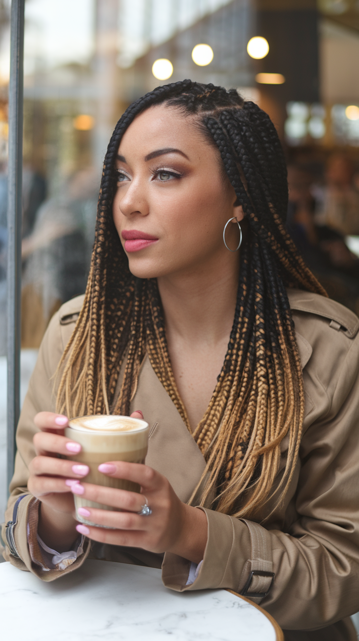 Spring Box Braid Hairstyle Ideas for Women in 2025