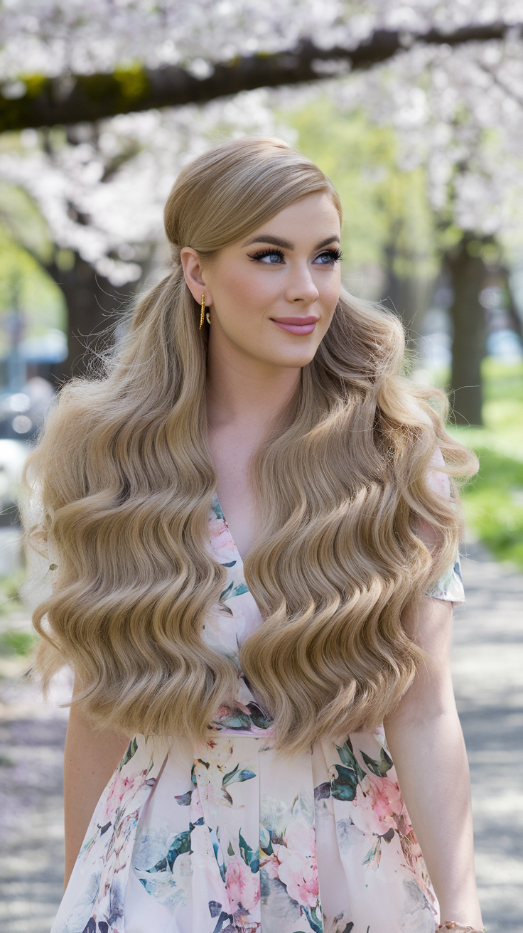 Spring Hairstyles for Long Hair – Effortless Glam 2025