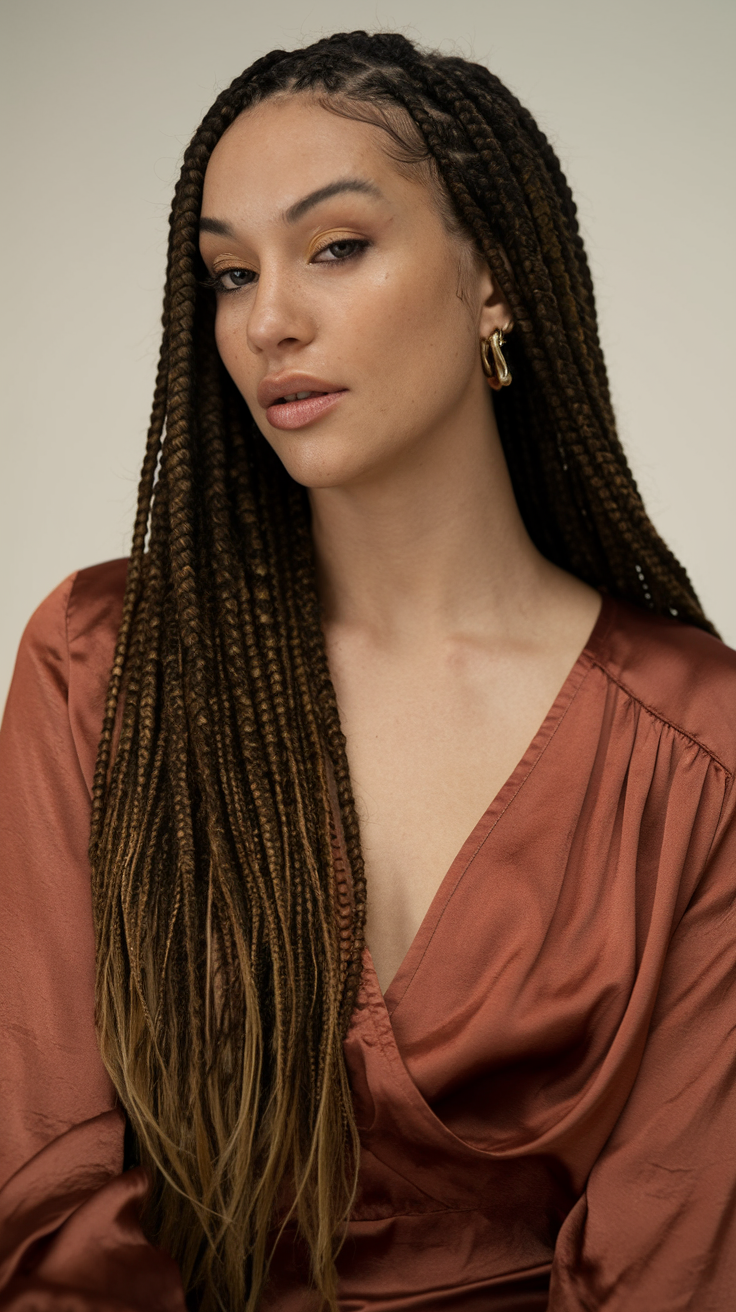 Spring Box Braid Hairstyle Ideas for Women in 2025