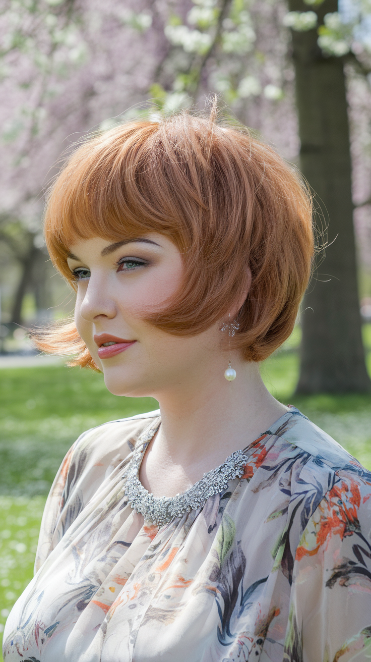 Best Spring Haircuts for Round Face Women in 2025