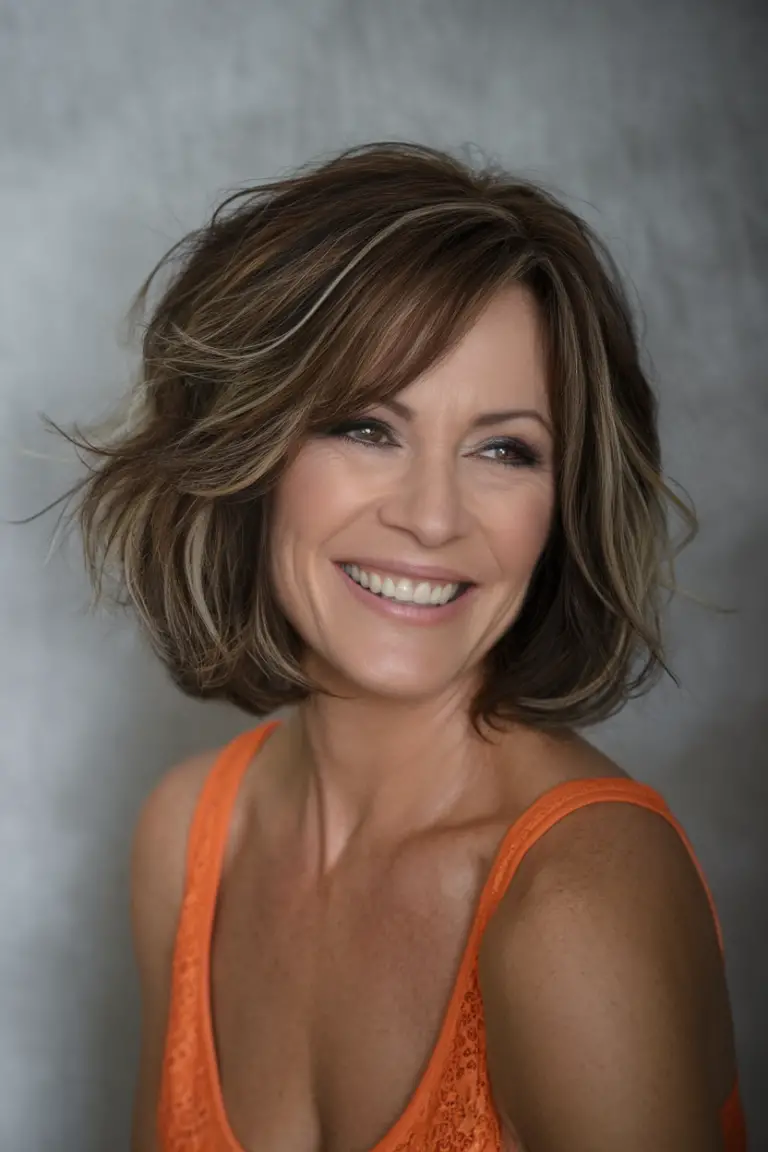 24 Trendy Medium Length Hairstyles For Women Summer 2025 With Bangs