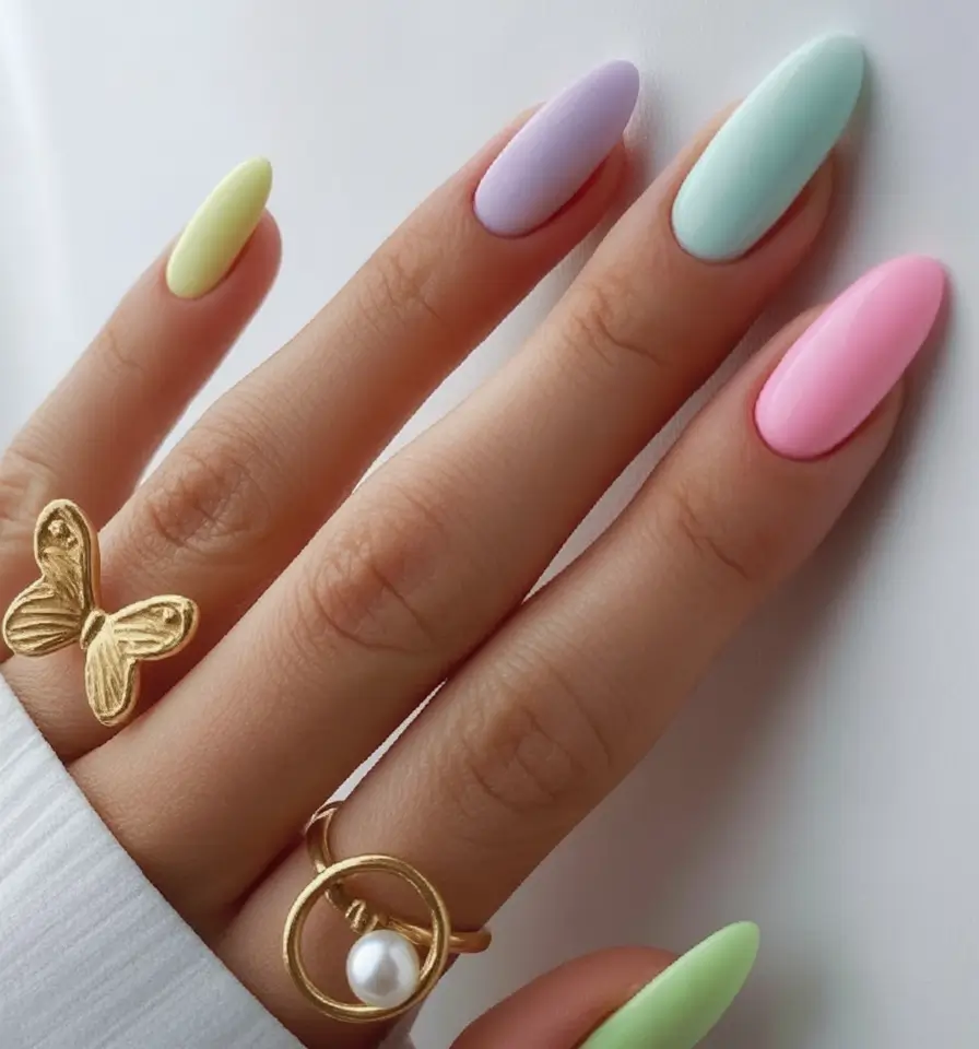 Almond Nails Made for Summer 2025 Dreamy Pastel Scoop