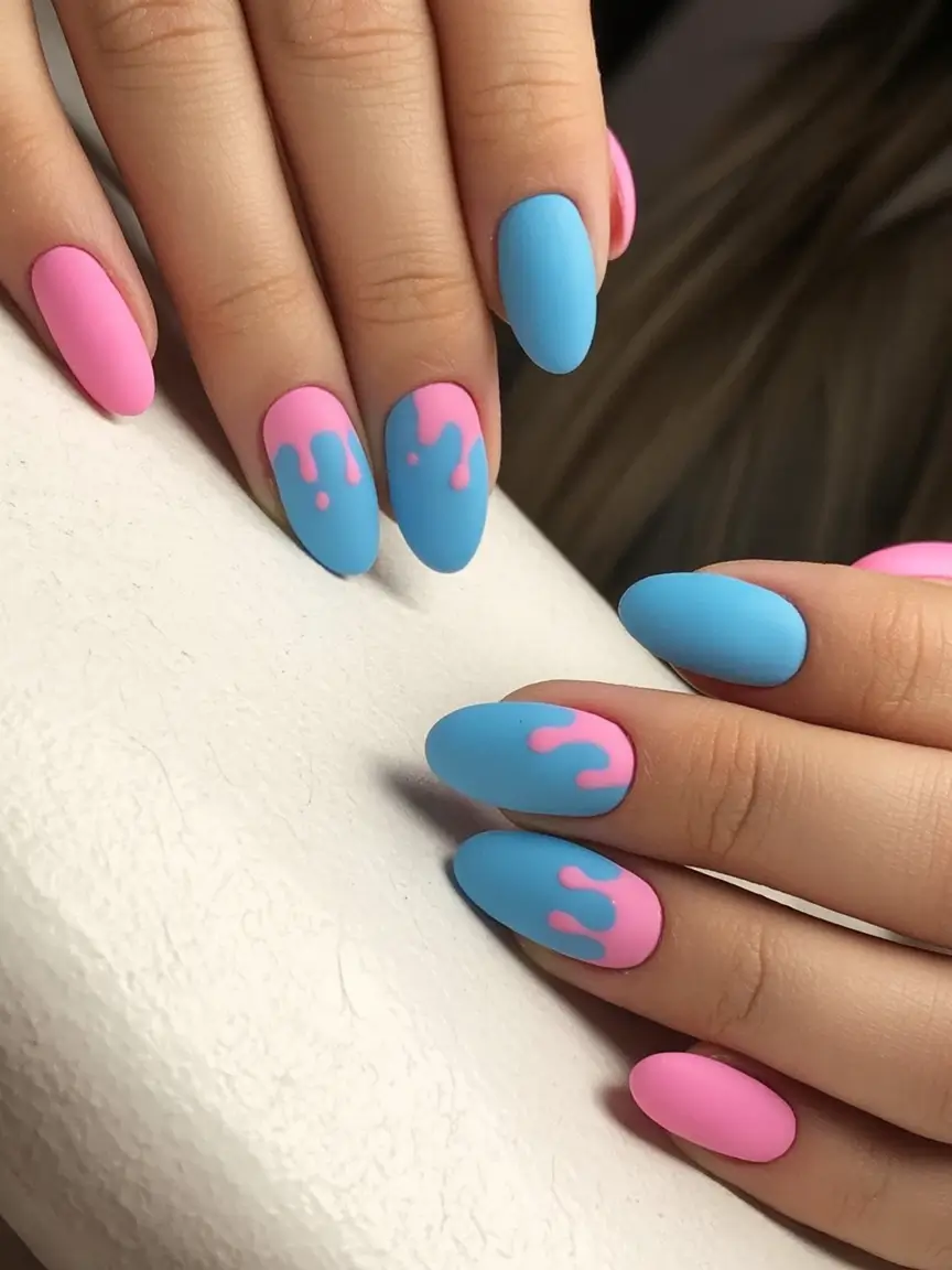 Almond Nails That Slay Summer 2025 Cotton Candy Melt Realness
