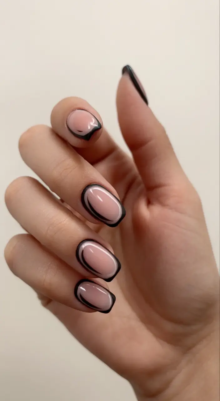 Best July Nail Colors for 2025 Cartoon Pop Line Illusion