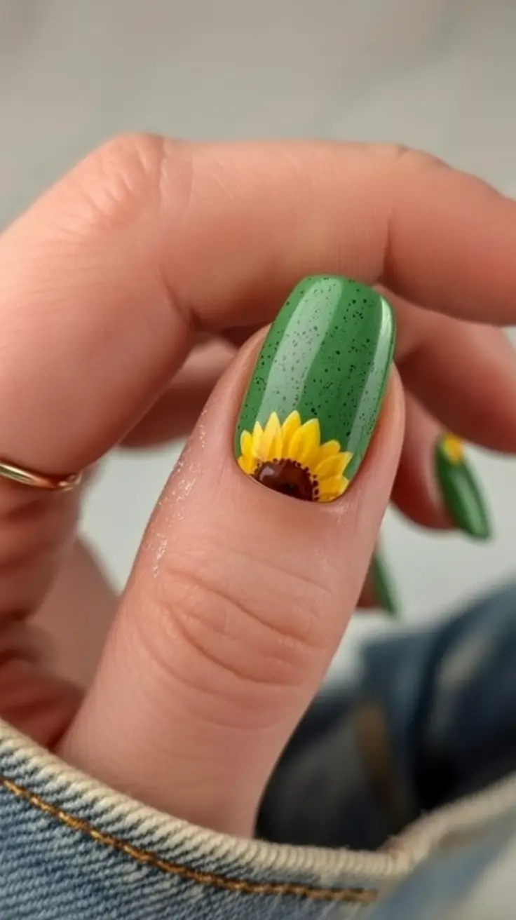 Best July Nail Colors for 2025 Sunflower Field Energy On Your Fingertips