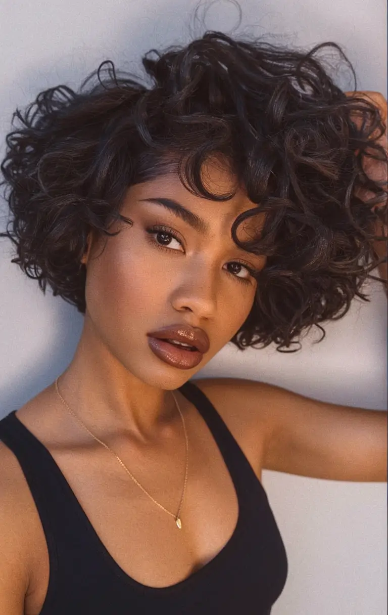 Black Women Hairstyles - Summer 2025 Trends Short, Flirty Natural Curls