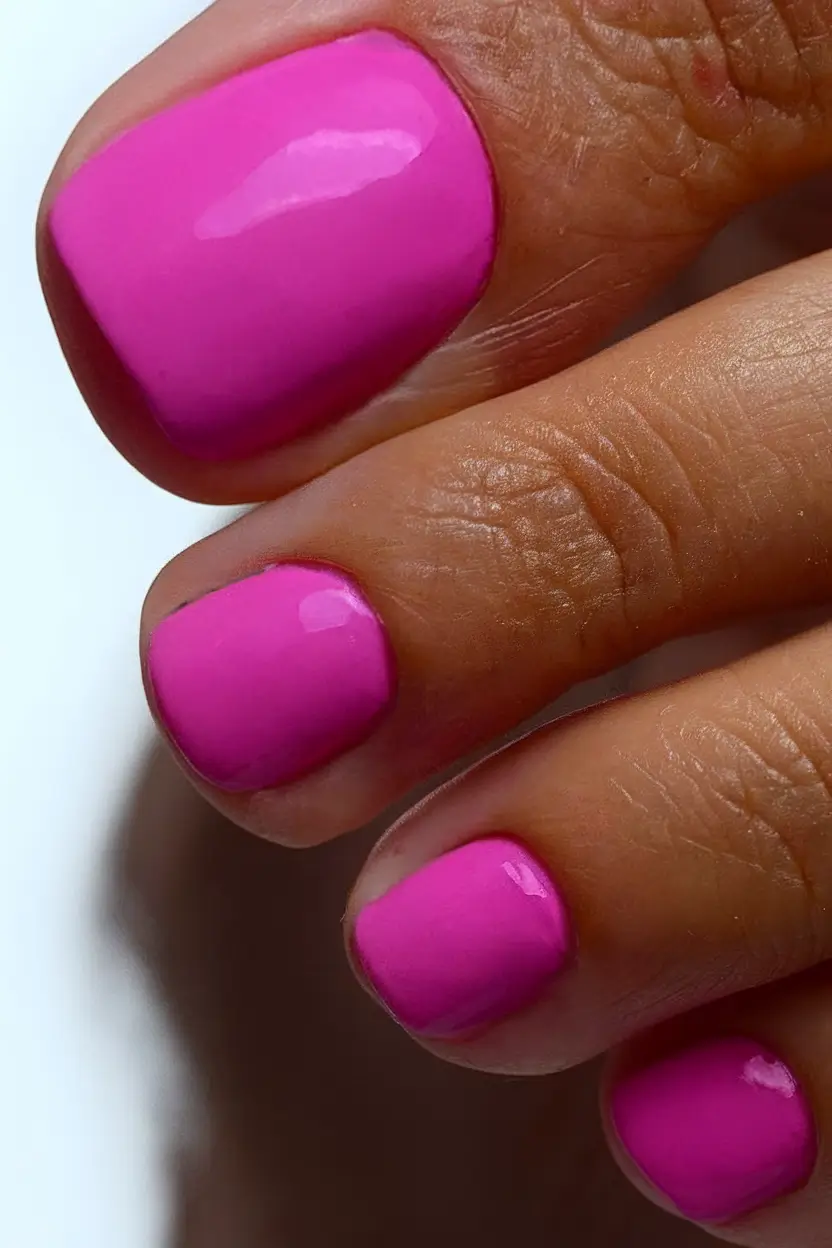 Bold Toe Colors for Summer 2025 Hot Pink Power