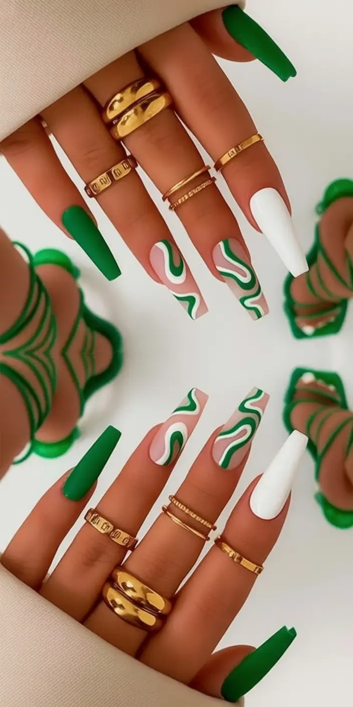Coffin Nails for Summer 2025 Vibes Greenwave Retro Pop