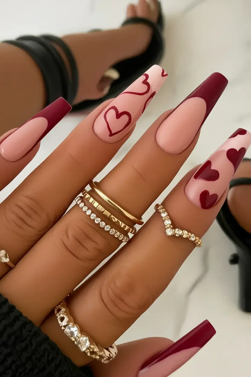 Coffin Nails for Summer 2025 Vibes Heartbeats and Deep Wine Dreams