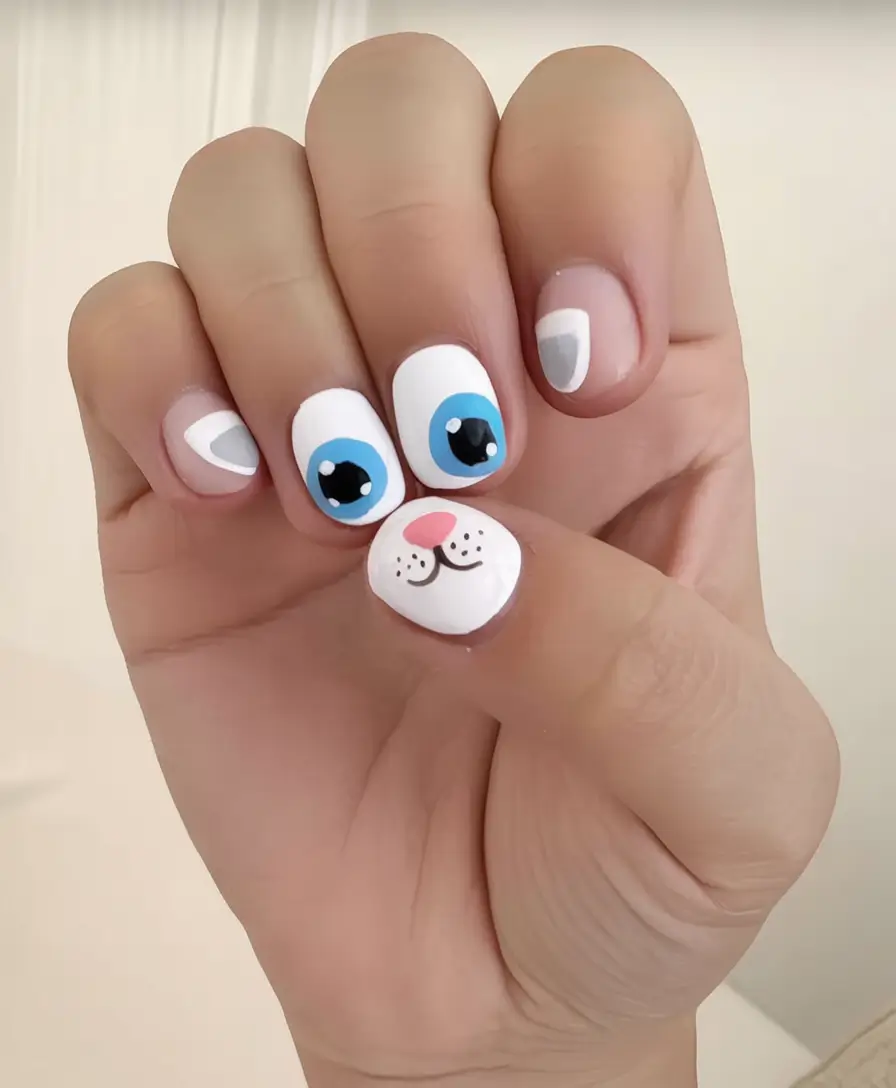 Cute Summer Nails You’ll Love in 2025 Playful Bunny Vibes with a Dash of Anime