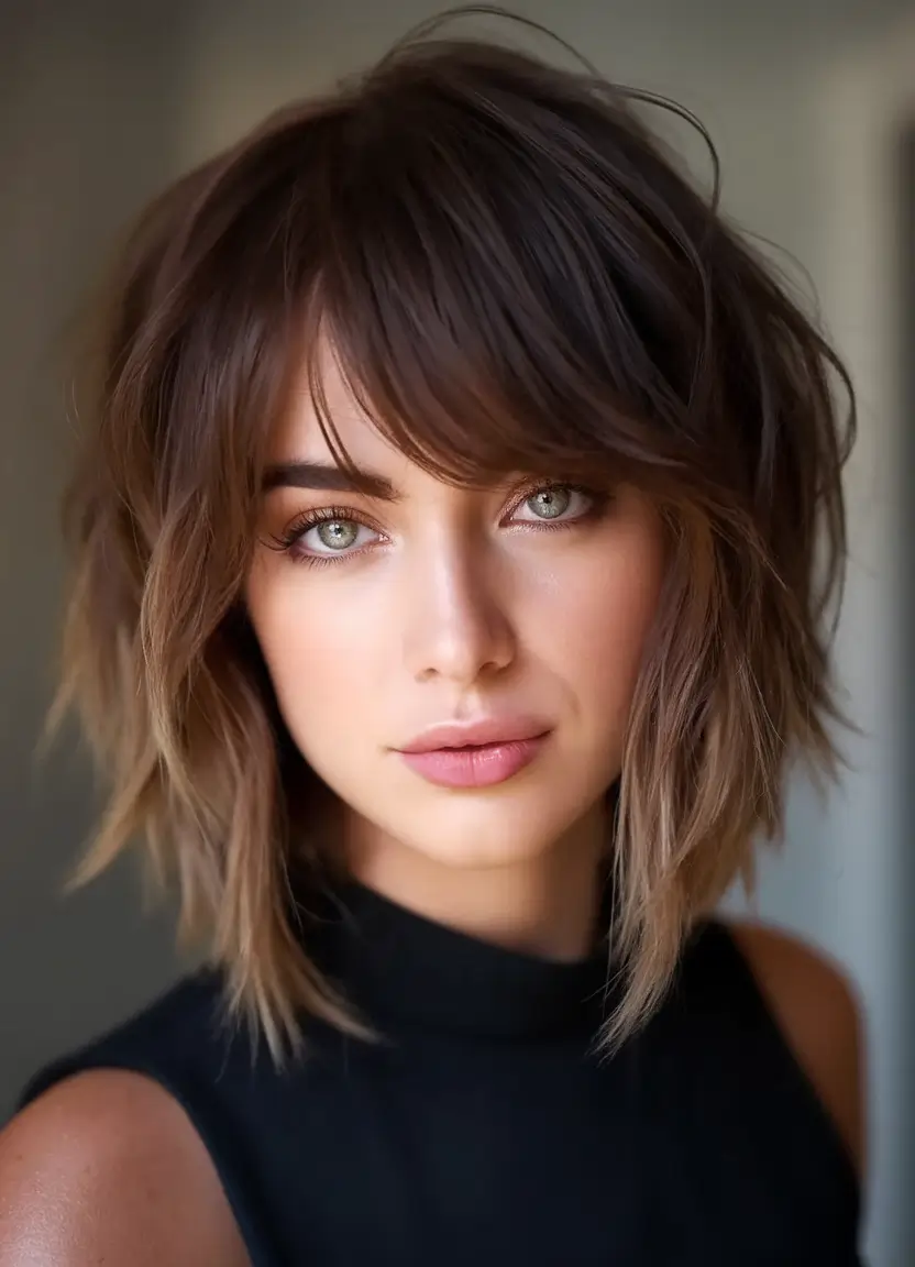 Easy Short Hairstyles for Summer 2025 - Chic Ideas Fiery Red Layered Bob