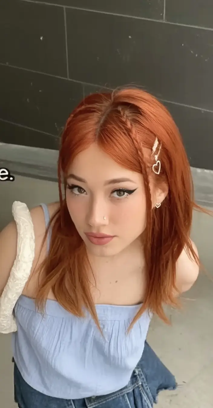 easy summer hairstyles 2025 Straight Layers with Baby Braids and Heart Clips