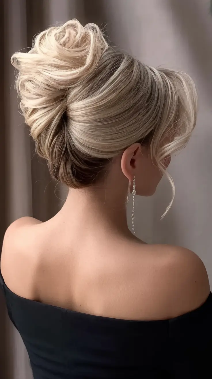Effortless Natural Hair Inspiration for Summer 2025! Elegant French Twist with Blonde Volume
