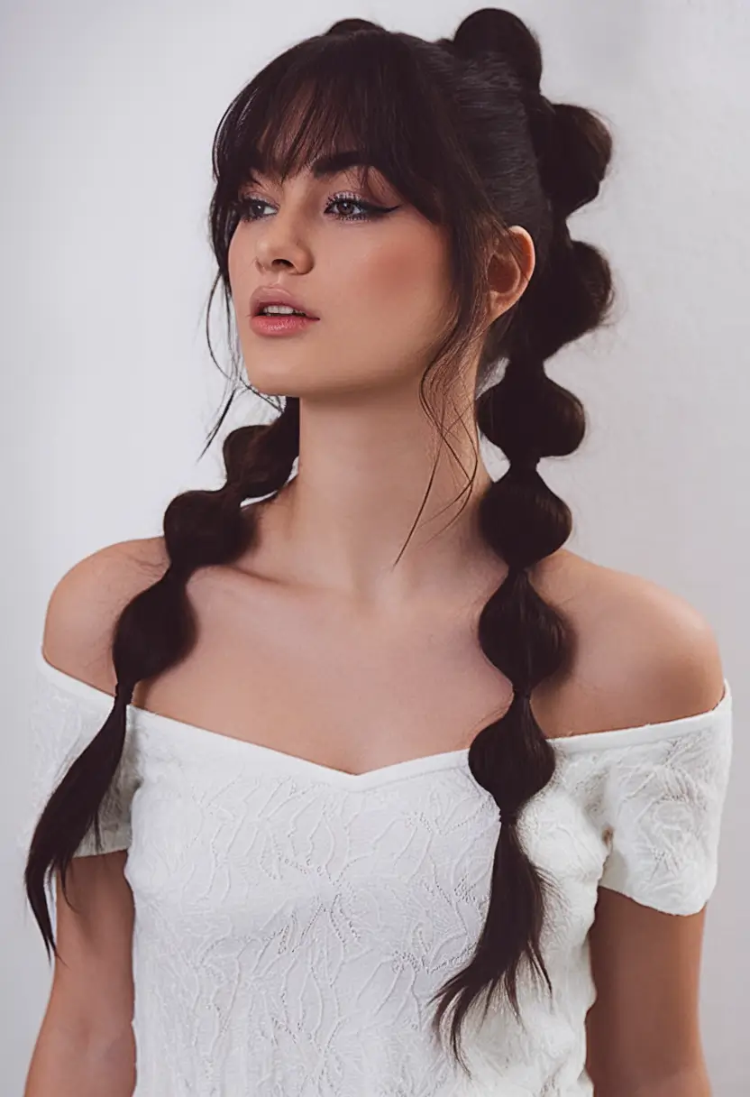 Bubble Braid Magic - Effortless Summer Hairstyles 2025