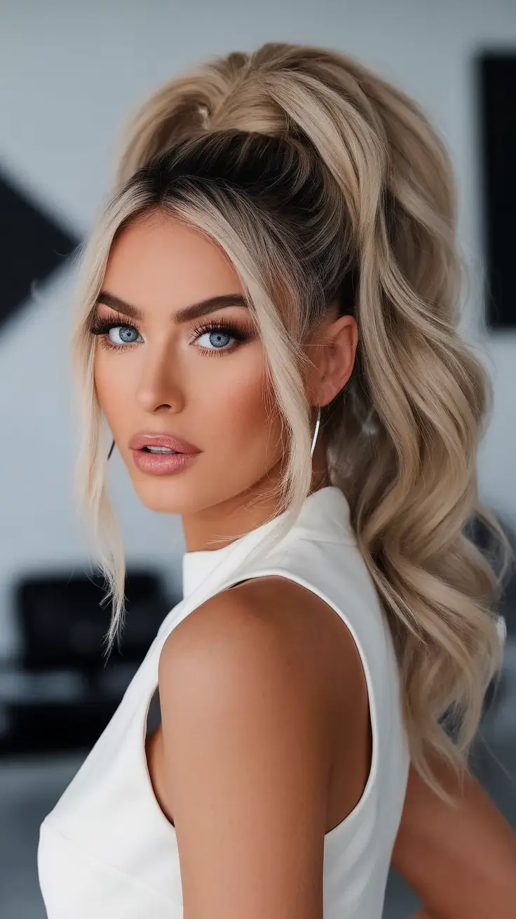 Effortless Summer Hairstyles 2025 High-Volume Ponytail