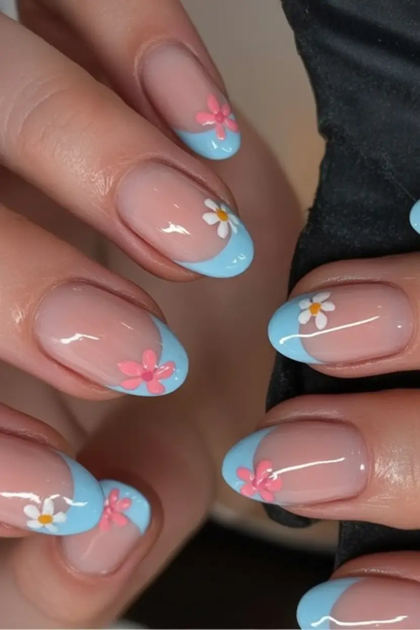 flower nails for summer 2025 glow Skyline Florals