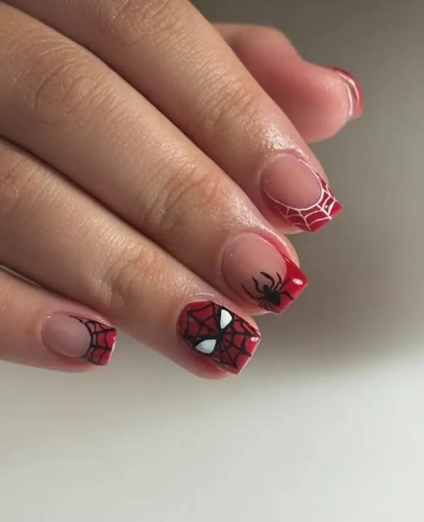 Fun Nail Art Ideas for 2025 Summer Spider Chic Minis