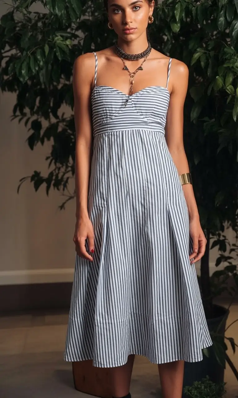 july 2025 outfits youll live in stripes and edge for summer nights
