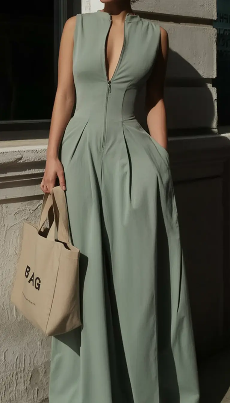 July 2025 Outfits You’ll Live In Sculpted Sage for Clean Girl Energy