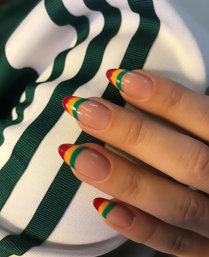 Best June Nail Colors for 2025 primary pop french