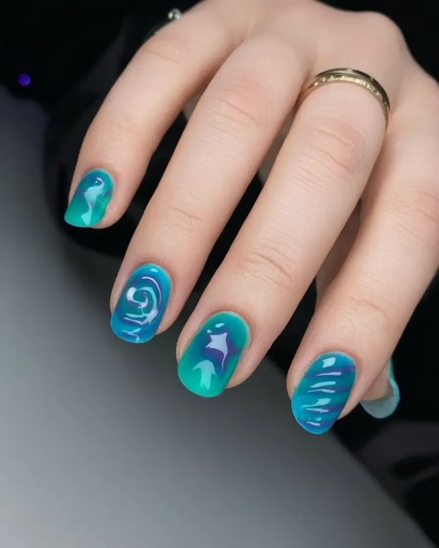 Best June Nail Colors for 2025 Ocean Glow Art