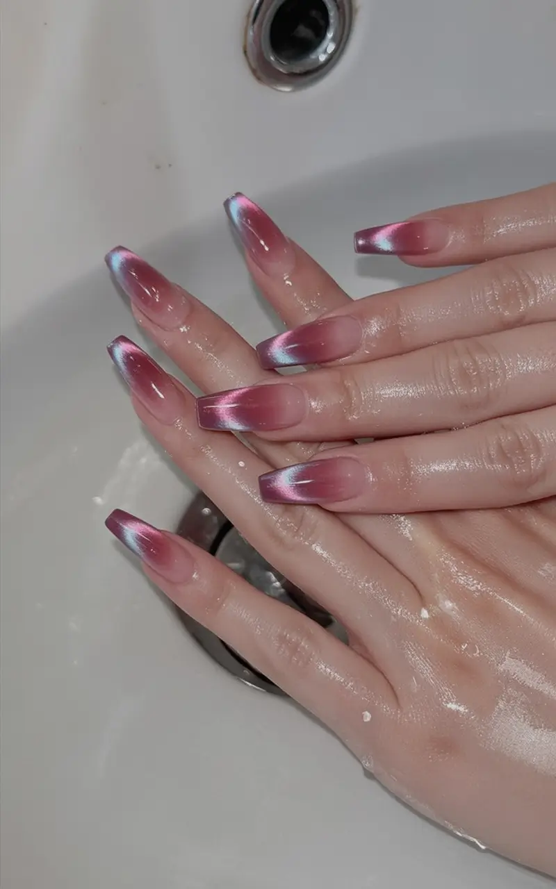 Best June Nail Colors for 2025 Rosé Quartz Tips