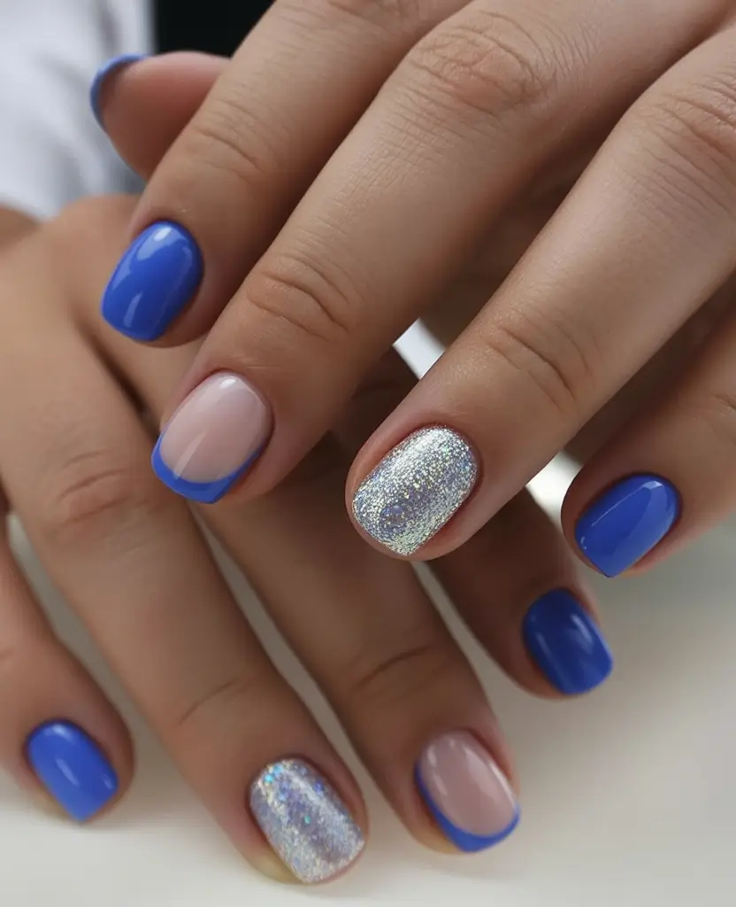 June 2025 Nails You’ll Love Blue Sparkle Energy