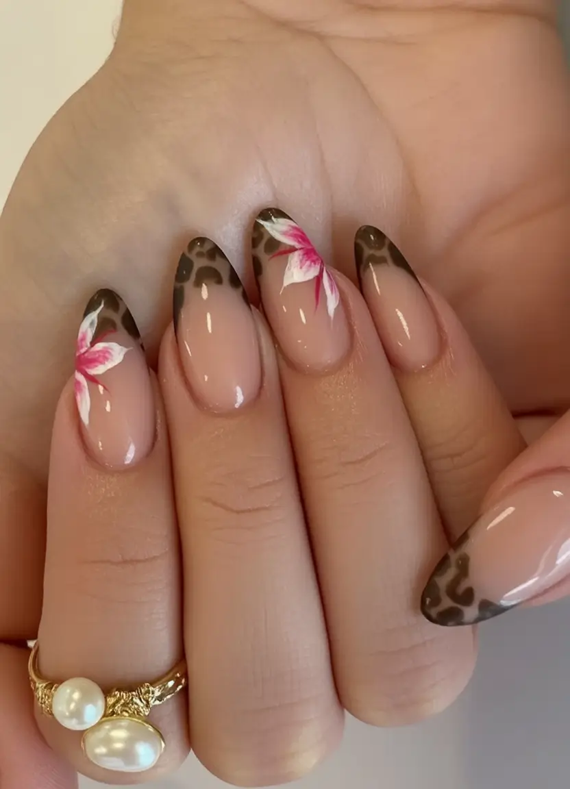 June 2025 Nails You’ll Love Jungle Flower Tips With A Twist