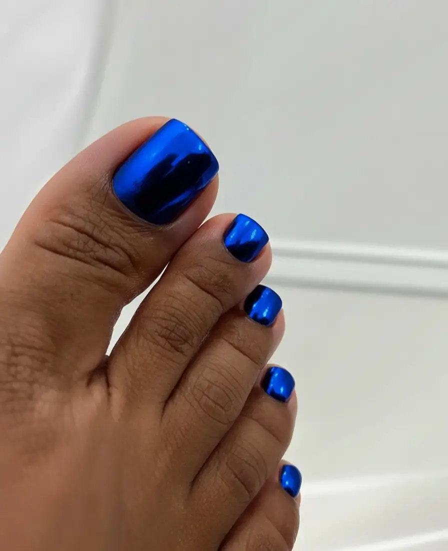 June 2025 Toes with Style: Beautiful Nail Trends with French Tips & Simple Silver Rings