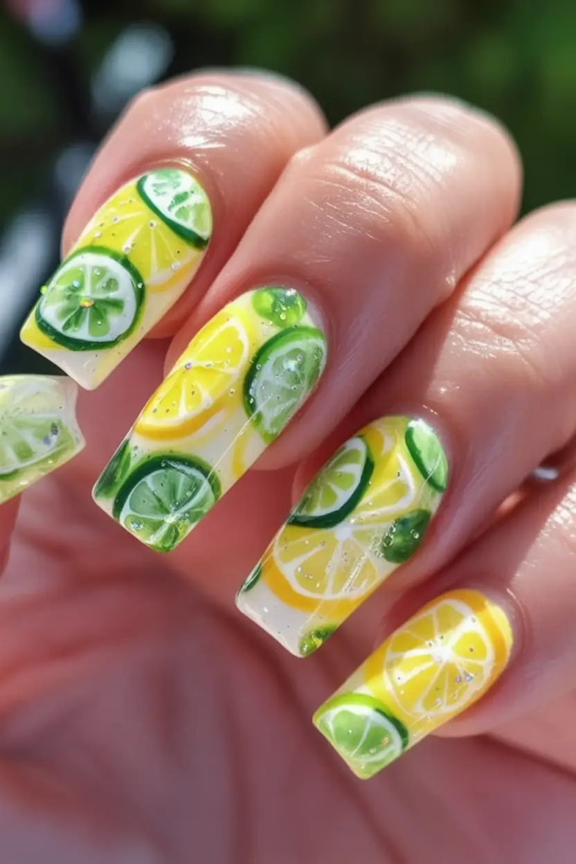 Lemon Nail Vibes for Summer 2025 Citrus Overload In The Best Way