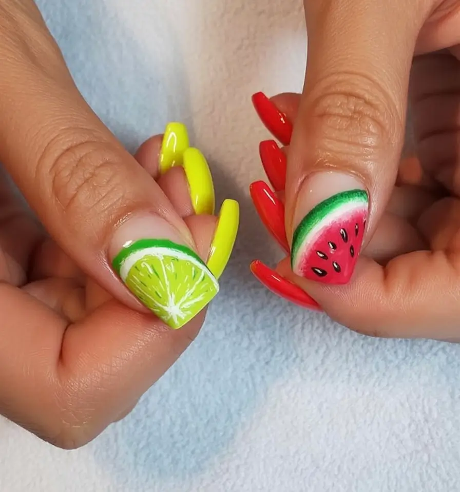Lemon Nail Vibes for Summer 2025 Citrus Pop Party Nails