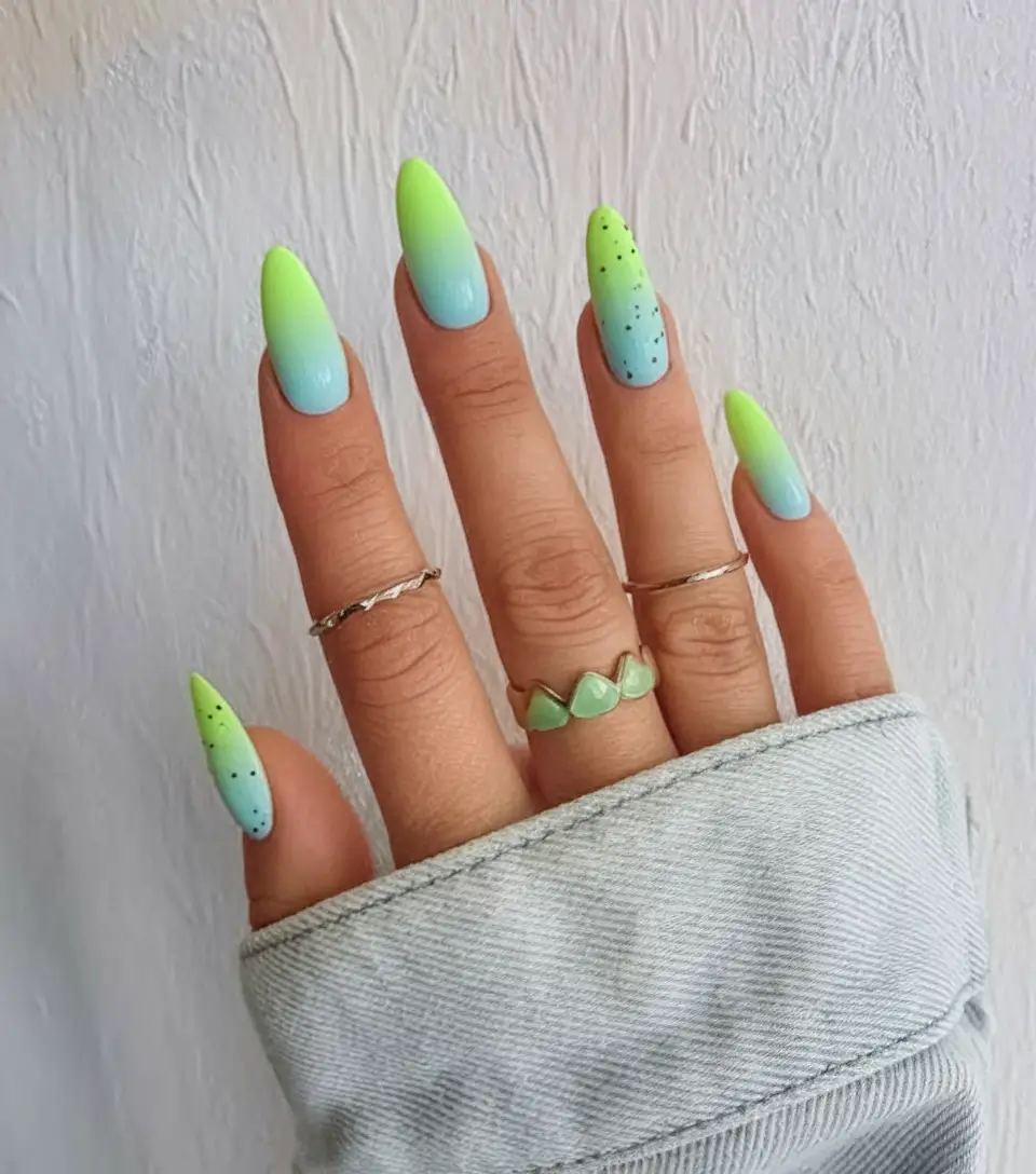 Ombre Looks for Summer 2025 Lime to Sky: A Neon Fade for the Bold