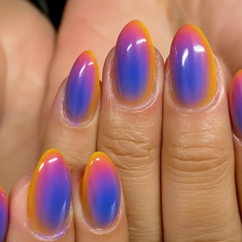Ombre Looks for Summer 2025 Dreamy Neon Sunset Glow
