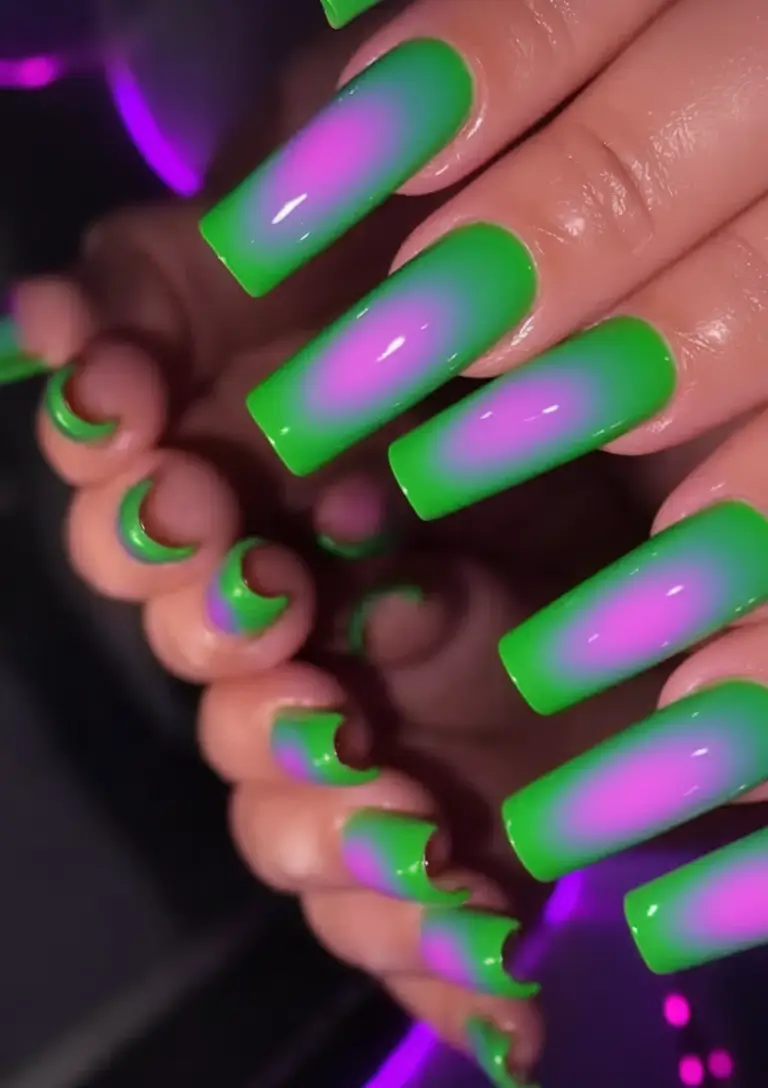 Ombre Looks for Summer 2025 Alien Pop Electric Ombre