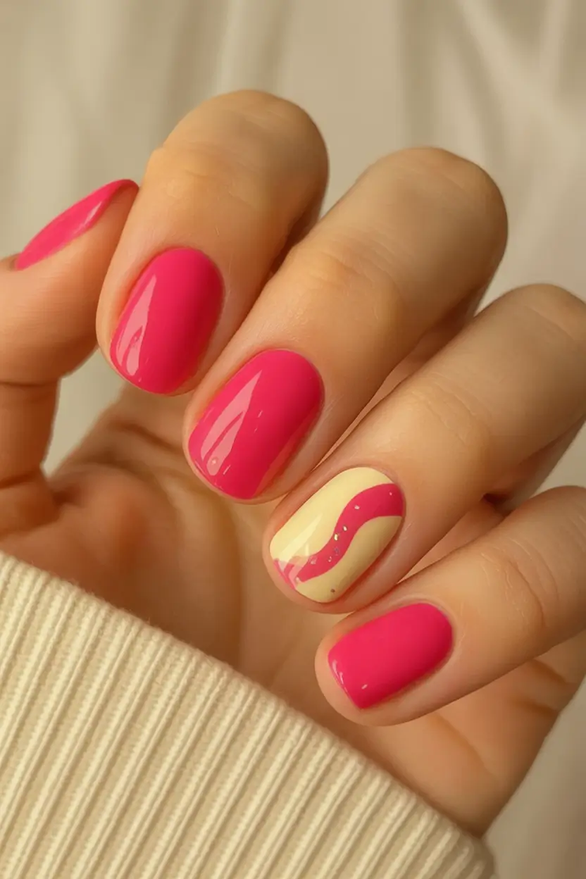 Pink Summer Nails for 2025 Vibes Sun-Kissed Color Waves with a Citrus Twist