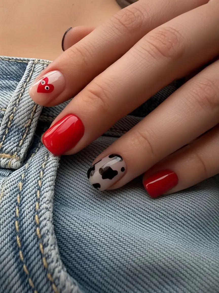 short summer inspo for 2025 Playful Heart and Cowprint Combo