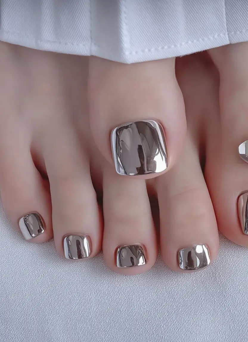 toes that shine in july 2025 Black Hi-Shine Steel Mirror
