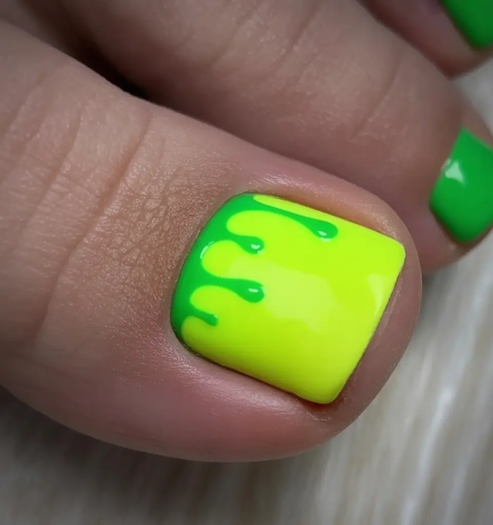 toes that shine in july 2025 Lime Drip Energy