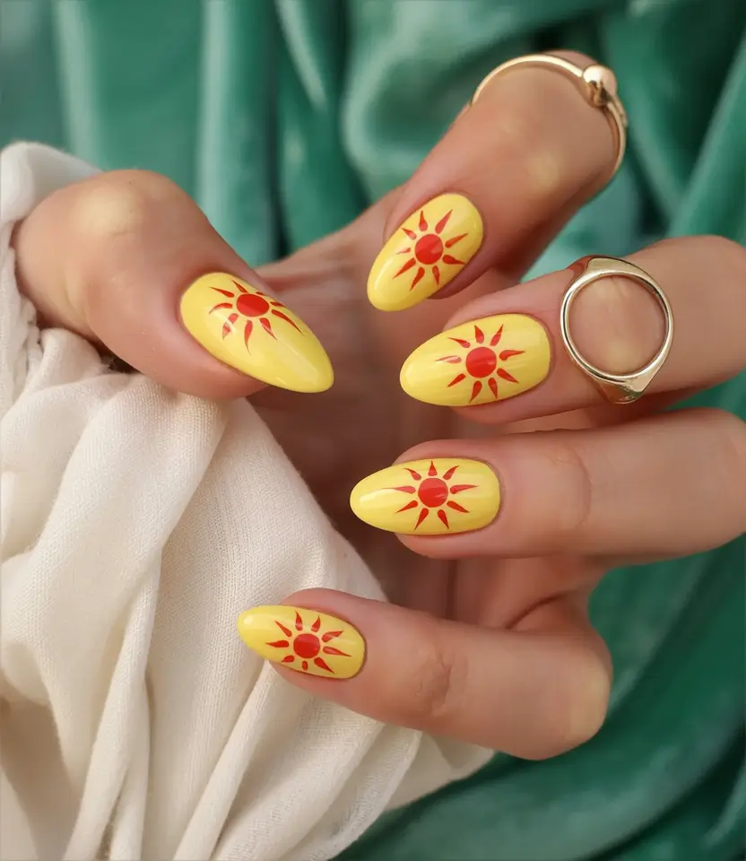 Top Nail Colors for Summer 2025 Sunbeam Citrus Vibes