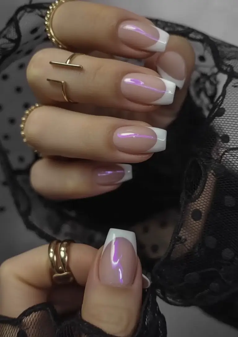 French Summer Glossy Glazed Aprés” Gel-X” Nail Colors 2025