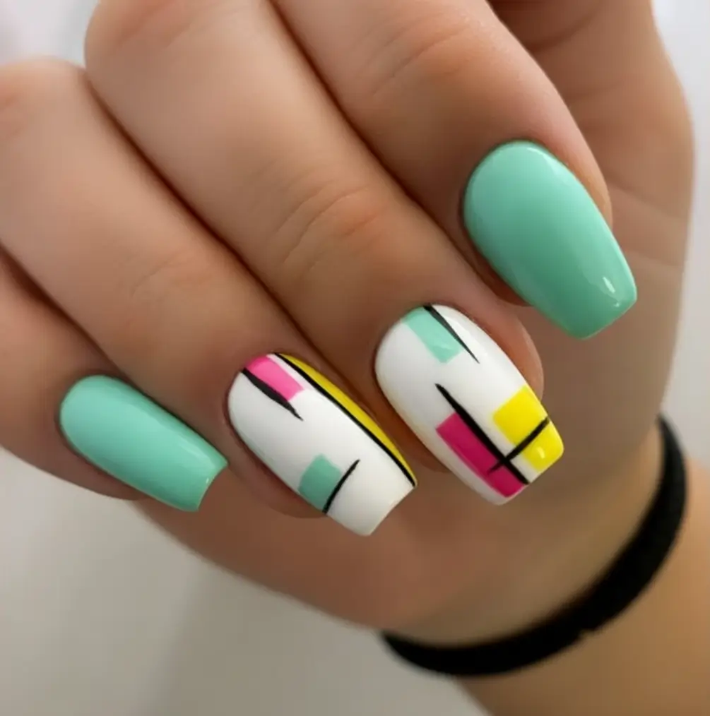 Vacation Nails Perfect for 2025 Pop Art Meets Poolside Cool