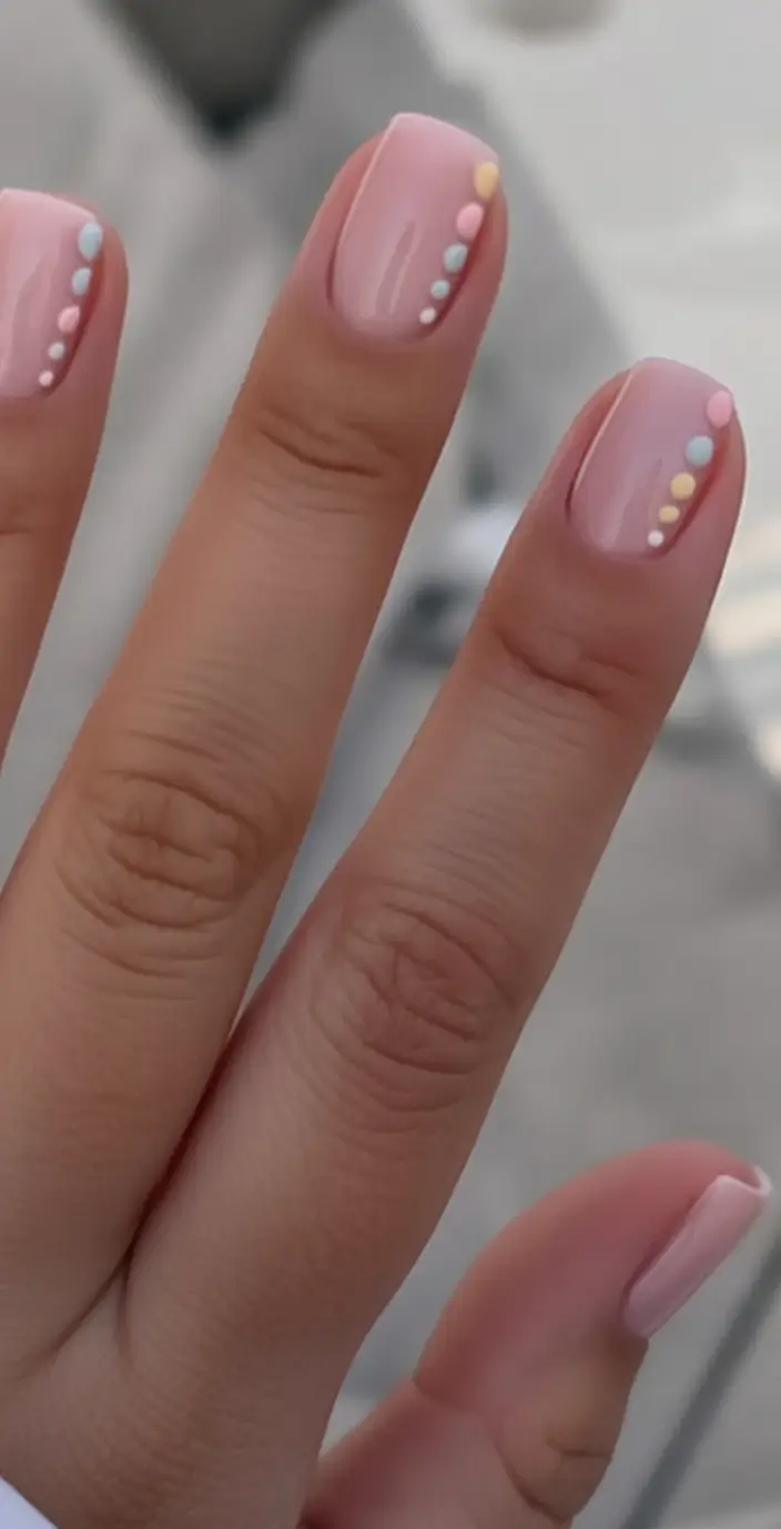Vacation Nails to Pack for Summer 2025 Bubble Beads On Blush