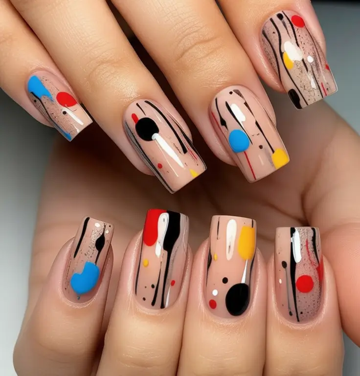 Vacation Nails to Pack for Summer 2025 Art Studio Drip