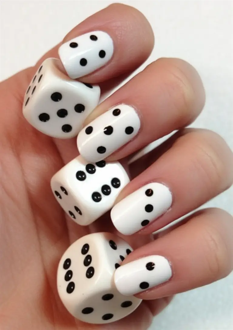 White Nails Made for Summer 2025 Rolling The Dice Chic