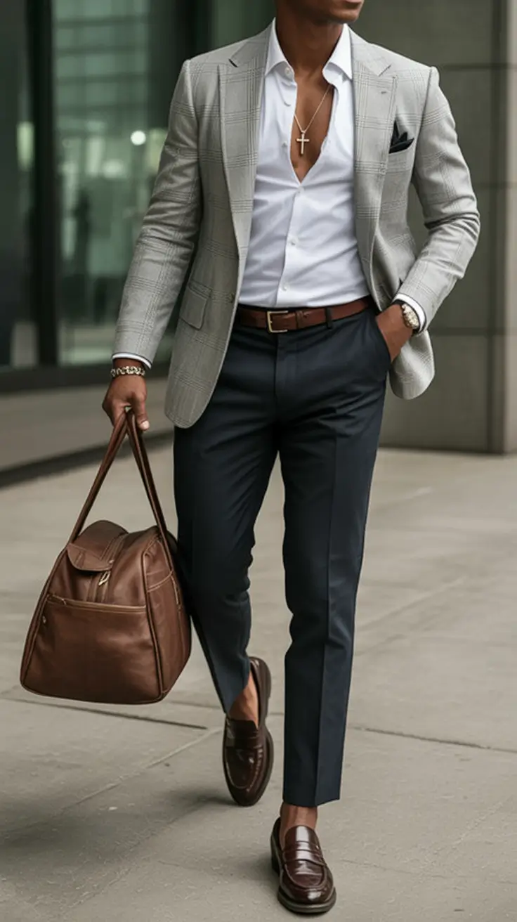 2025 men’s business casual looks for the fall season Refined City Transit Style
