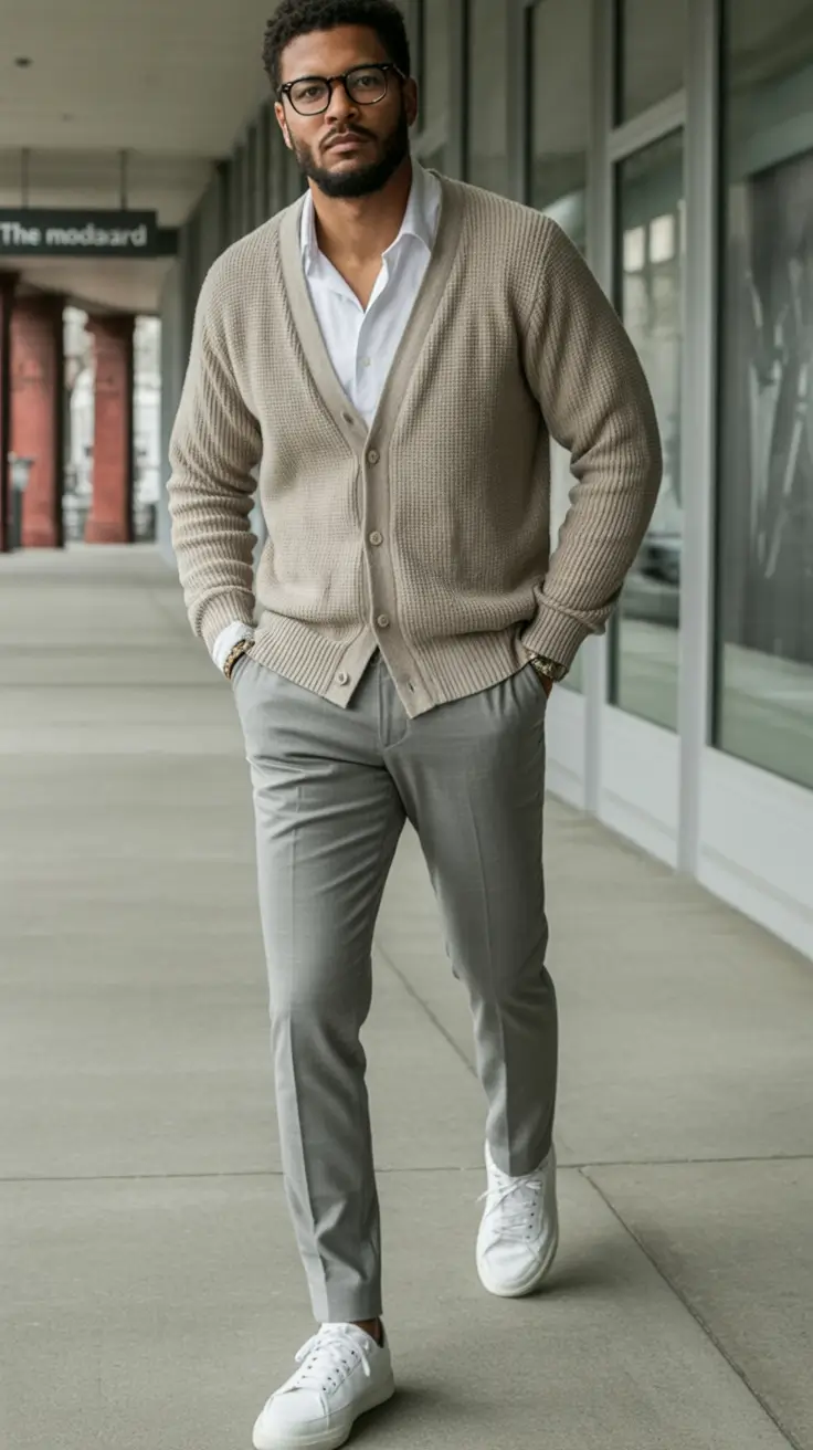 2025 men’s business casual looks for the fall season Minimalist Layers Done Right